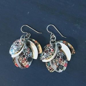 Diana Ferguson Teeny Tiny Geo Mosaic Earrings
